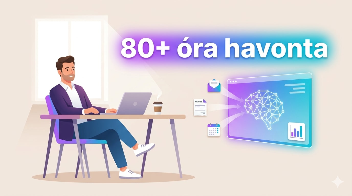 Hogyan spórolj havi 50+ órát AI munkatárssal: KKV vezetők útmutatója